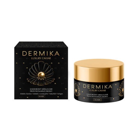 Dermika Luxury Caviar - caviar cream - anti-wrinkle night elixir, volume 50 ml