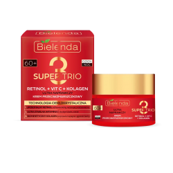 Bielenda SUPER TRIO 3/ RETINOL + VIT C + COLLAGEN - ultra repairing anti-wrinkle cream 60+ DAY/ NIGHT, volume 50 ml