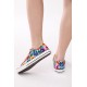 Folkstar - short sneakers, whiteowicki pattern, 1 piece