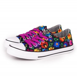 Folkstar - short sneakers, patterned with a blackowicki pattern, 1 piece