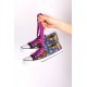 Folkstar - short sneakers, patterned with a blackowicki pattern, 1 piece