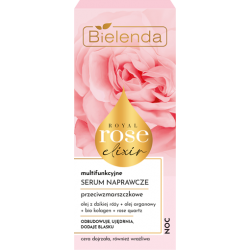 Bielenda Royal Rose Elixir - multifunkcyjne serum naprawcze na noc, poj. 30 ml