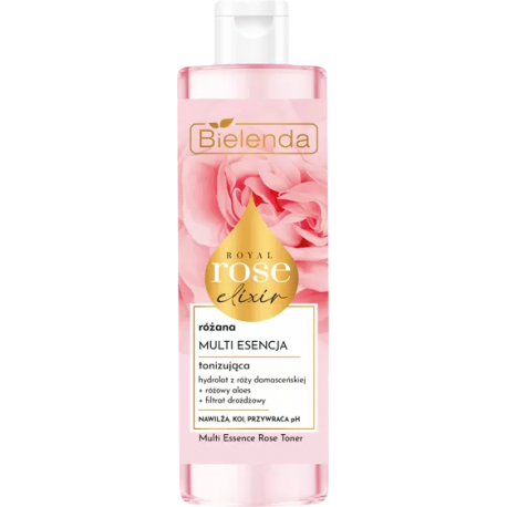 Bielenda Royal Rose Elixir - rose multi tonic essence for day and night, volume 200 ml