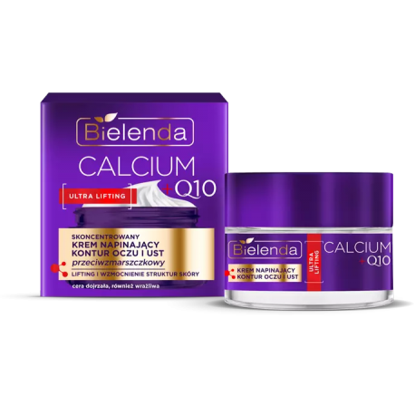 Bielenda CALCIUM + Q10 ULTRA LIFTING - eye and lip contour tightening cream, capacity 15 ml