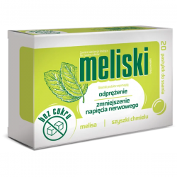 Aflofarm Meliski - sleep, relaxation, relaxation, dietary supplement, 20 lozenges