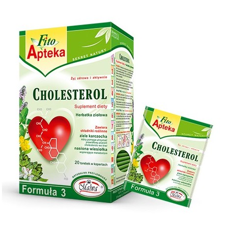 CHOLESTEROL Formuła 3 - 20 torebek w kopertach aluminiowych po 2 g