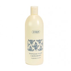 Creamy body soap with silk, 500 ml.