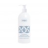 Moisturizing body milk with silk proteins, volume 400 ml.