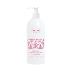 Nourishing body milk with cashmere, volume 400 ml.