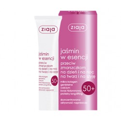 Jasmine anti-wrinkle essence 50+ for day and night for face and neck, 30 ml.