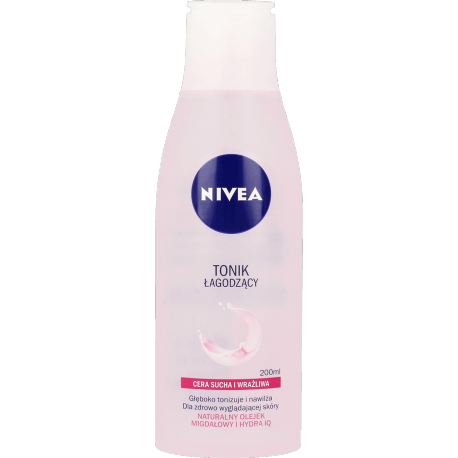 Nivea - tonik łagodzący do cery suchej i wrażliwej, poj. 200 ml.