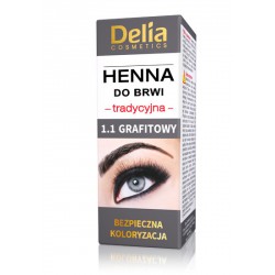 Henna for eyebrows, traditional, graphite 1.1