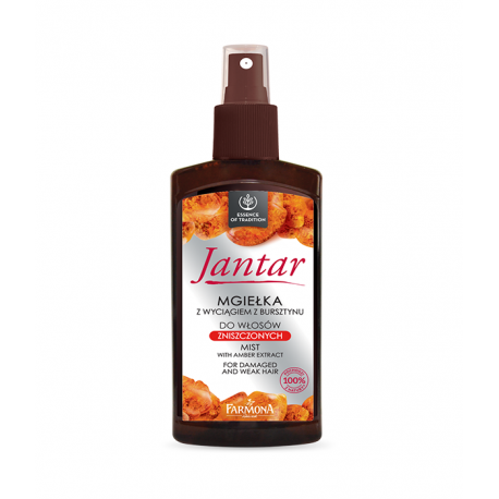 Jantar - Mist with amber extract for damaged hair, volume 200 ml.