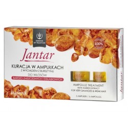 Jantar - treatment in ampoules for damaged and weakened hair, capacity 5x5 ml.