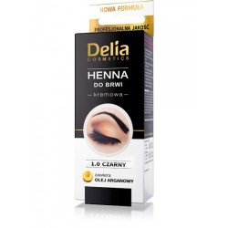 Henna for eyebrows in cream - black 1.0