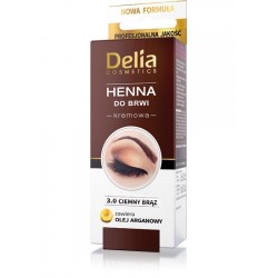 Henna for eyebrows in cream - dark brown 3.0