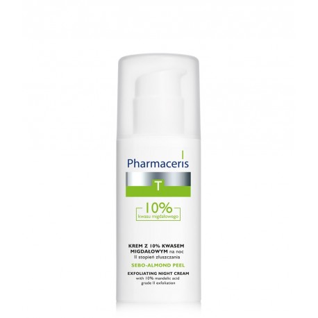 Acne - cream with 10% mandelic acid, for night, level II exfoliation, capacity 50 ml.