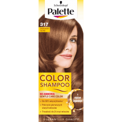 Palette Color Shampoo - ammonia-free coloring shampoo, no. 317 Walnut Blonde