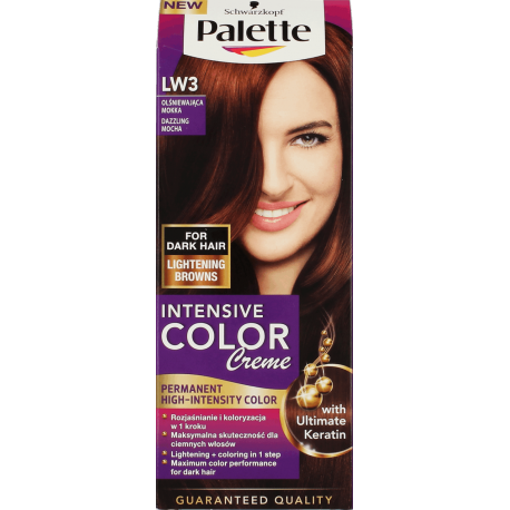 Palette Intensive Color Creme - krem koloryzujący, LW3 Olśniewająca Mokka