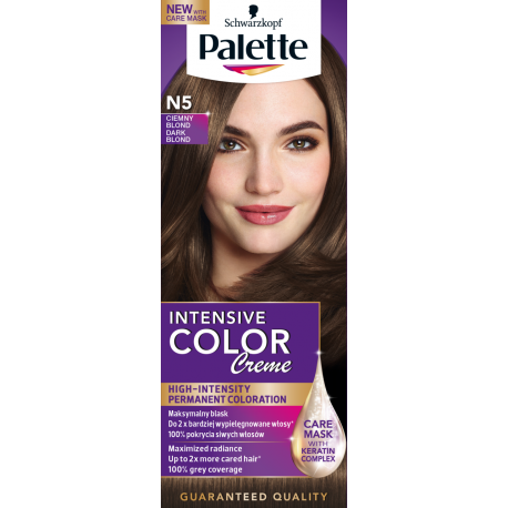 Palette Intensive Color Creme - coloring cream, N5 Dark Blonde