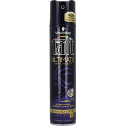 Taft Ultimate hairspray, 250 ml capacity