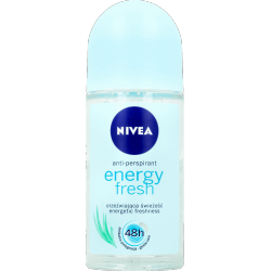 Nivea Energy Fresh 48h - antyperspirant, roll-on, poj. 50 ml