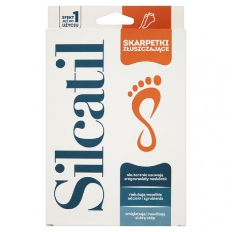 Silcatil - exfoliating socks, 1 pair