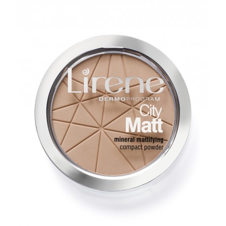 Lirene City Matt - mineral mattifying powder 03 - beige, capacity 9 g