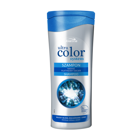 Joanna Ultra Color System - szampon, włosy blond, rozjaśniane, siwe, poj. 200 ml