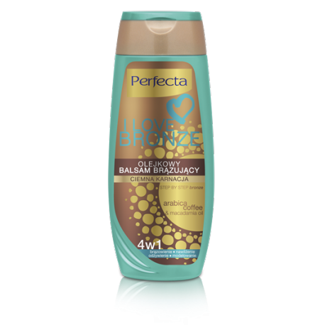 Perfecta Bronze - oil bronzing lotion for dark skin, capacity 250 ml