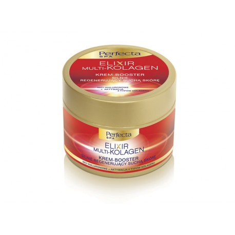 Perfecta SPA Elixir-Multi Collagen - strong regenerating cream-booster for dry skin, capacity 225 ml