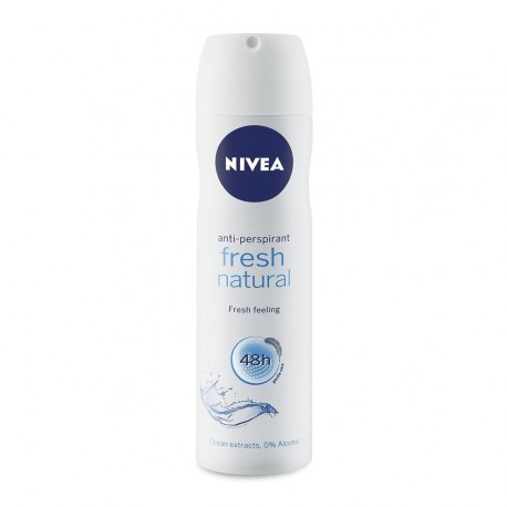 NIVEA Fresh Natural 48 h - dezodorant w aerozolu dla kobiet, poj. 150 ml