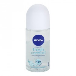 NIVEA Fresh Comfort 48 h - dezodorant antyperspiracyjny w kulce dla kobiet, poj. 50 ml