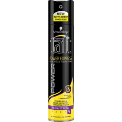 Taft Power Express - mega strong hairspray, 250 ml capacity