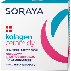 Soraya KOLAGEN+CERAMIDY - odżywczy krem regenerujący na dzień i na noc, poj. 50 ml