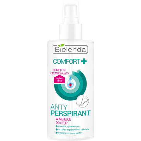 Bielenda COMFORT +, anti-perspirant foot mist, 150 ml