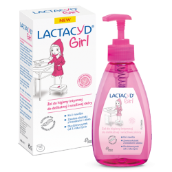 Lactacyd Girl - żel do higieny intymnej do delikatnej i wrażliwej skóry, poj. 200 ml