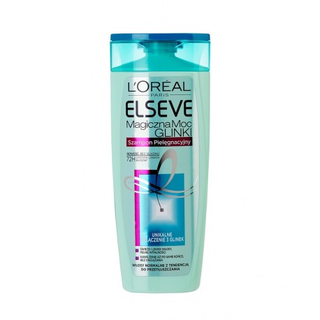 L’Oréal Paris, Elseve, Magiczna Moc Glinki - szampon do włosów normalnych z tendencją do przetłuszczania, poj. 400 ml