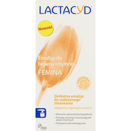 Lactacyd Femina - emulsion for intimate hygiene, 200 ml