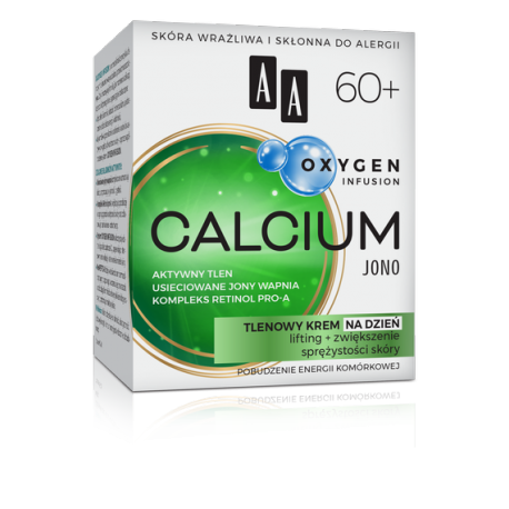 AA OXYGEN INFUSION - CALCIUM JONO, tlenowy krem na dzień 60+, poj. 50 ml