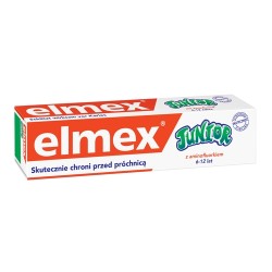 Elmex Junior - pasta do zębów z aminofluorkiem dla dzieci 6-12 lat, poj. 50 ml