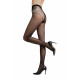 Sheer Black Criss Cross Patterned Tights - 20 den - REES 06