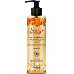 Jantar - Conditioning Shower & Bath Oil with Amber Essence and Gold, DNA REPAIR, 400 ml