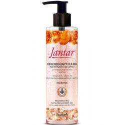 Jantar - regenerating shower and bath oil with amber essence and platinum, DNA REPAIR, 400 ml