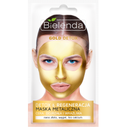 Bielenda GOLD DETOX - detoxifying metallic mask for mature and sensitive skin, capacity 8 g