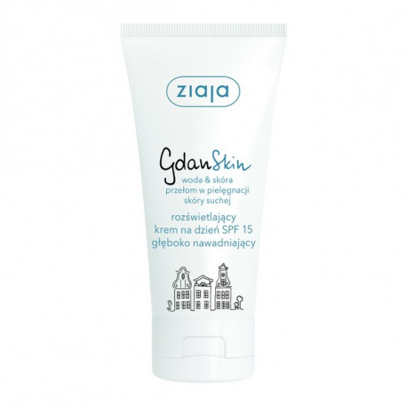 Ziaja GdanSkin - brightening day cream, deeply hydrating, SPF 15, 50 ml
