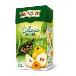 Big-Active - green tea with quince fruit, 100 g