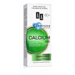 AA OXYGEN INFUSION - CALCIUM JONO, tlenowy krem pod oczy, elastyczność + poprawa konturu 60+, poj. 15 ml