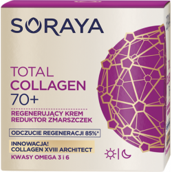 Soraya TOTAL COLLAGEN - regenerujący krem reduktor zmarszczek 70+, poj. 50 ml