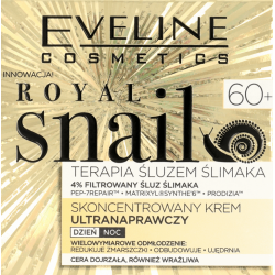 Eveline Royal Snail Concentrated Ultra Repair Day & Night Cream 60+, for mature skin, 50 ml